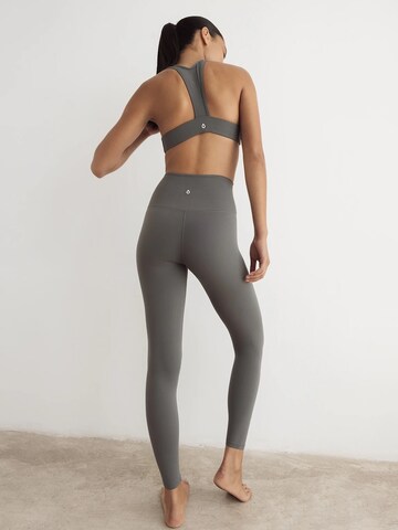 MyLibi Skinny Leggings 'Leggings de cintura alta grises – Netis Slate Grey' in Grijs