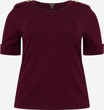 Lauren Ralph Lauren Shirt in Rood: voorkant