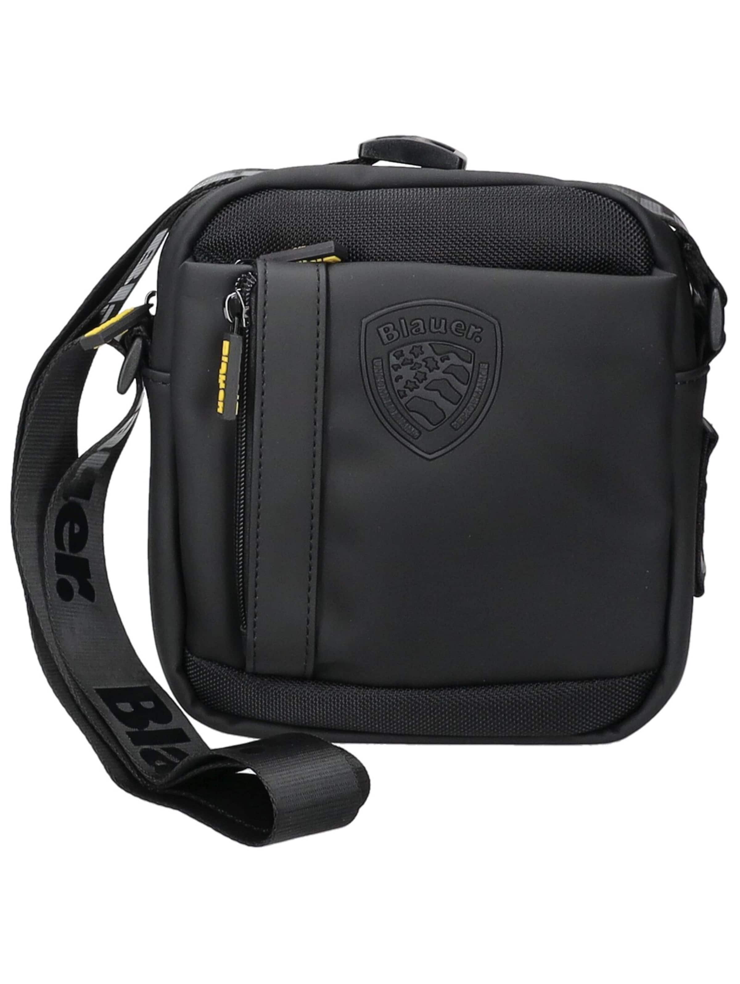 Blauer.USA Schoudertas in Zwart: voorkant