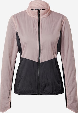 Veste outdoor 4F en rose : devant