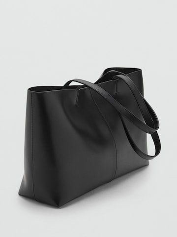 MANGO "Чанта тип ""Shopper""" 'MANU' в черно