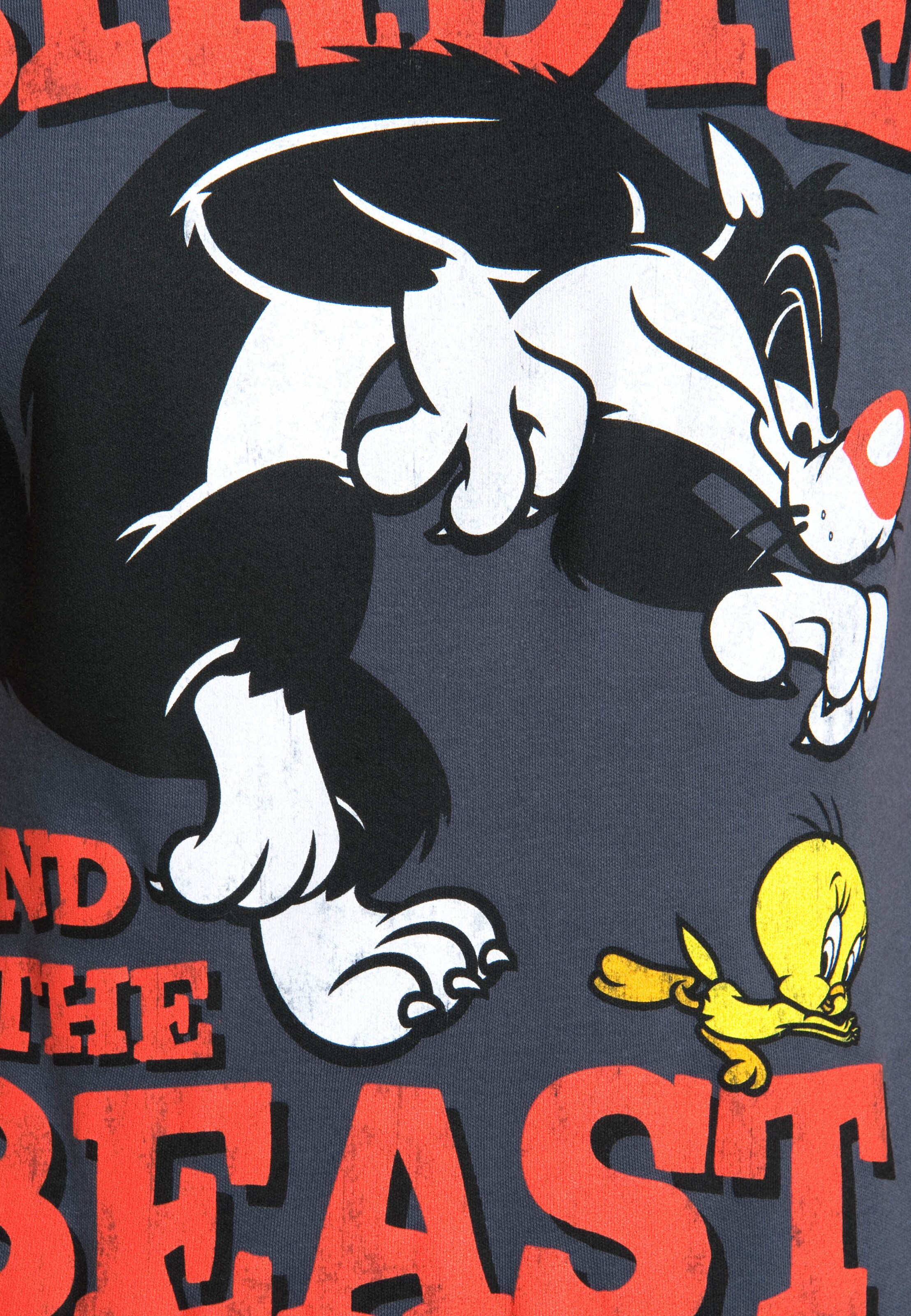 LOGOSHIRT T-Shirt 'Looney Tunes' in Blau