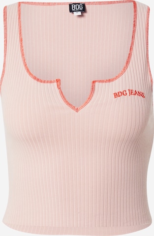 Top di BDG Urban Outfitters in rosa: frontale