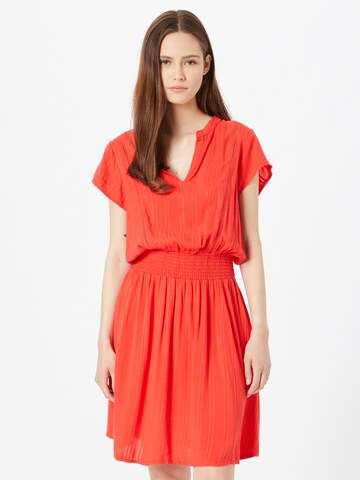 ICHI Dress in Red: front