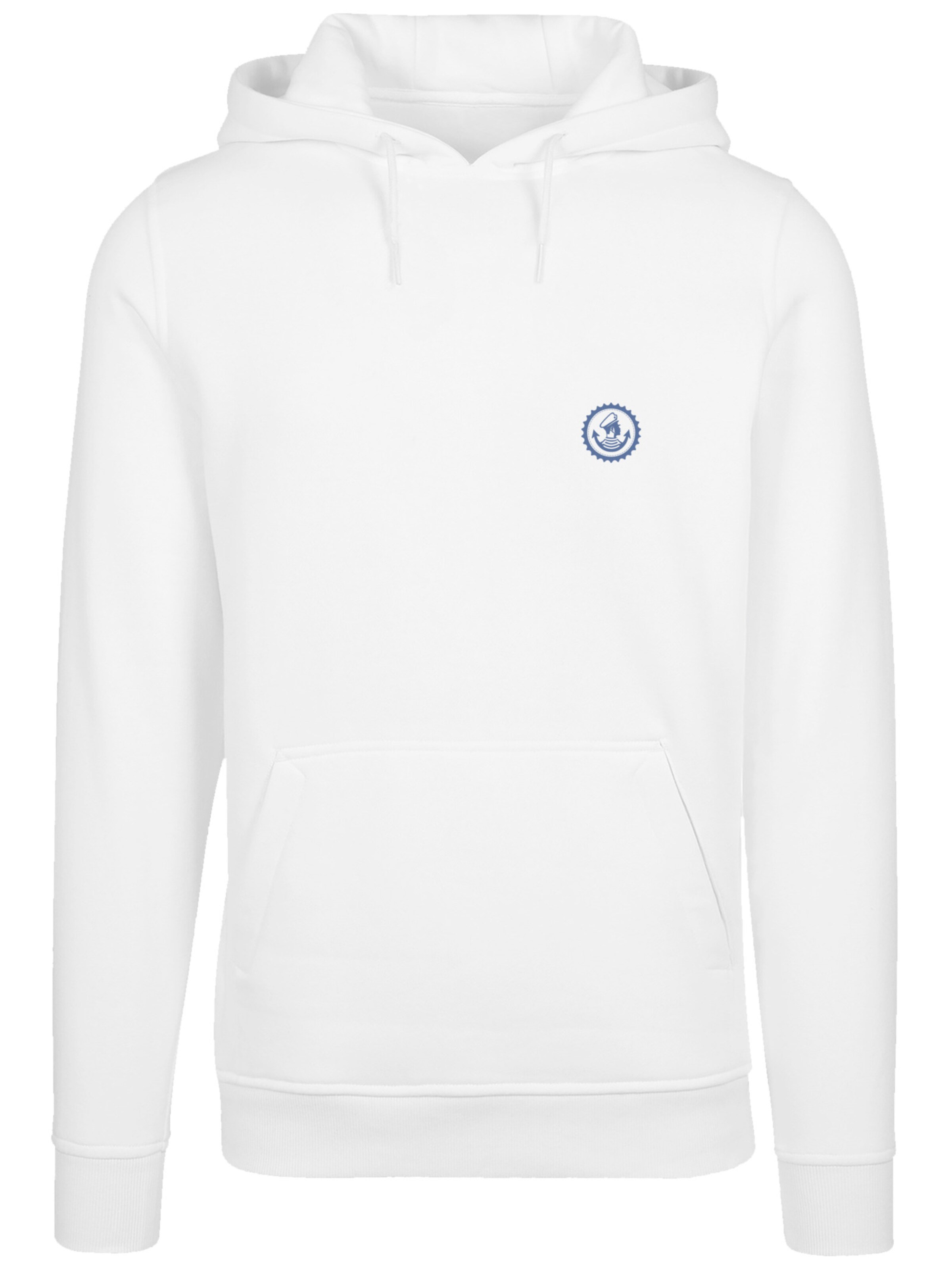 F4NT4STIC Sweatshirt in Wit: voorkant