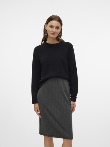 VERO MODA Trui 'VMFiluca' in Zwart: voorkant