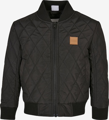 Urban Classics Between-Season Jacket 'Diamond' in Black: front