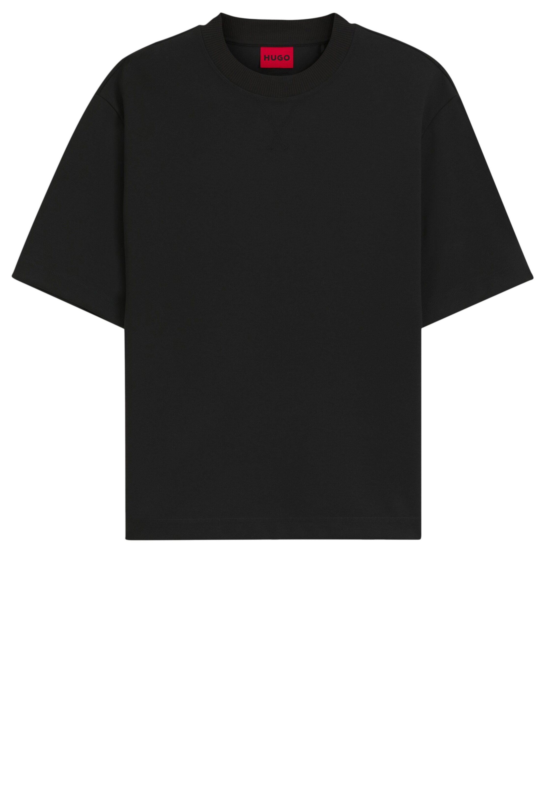 HUGO Shirt 'Dineotee' in Black: front