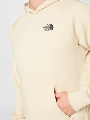 THE NORTH FACE - Regular Fit Sweatshirt 'Red Box' em bege