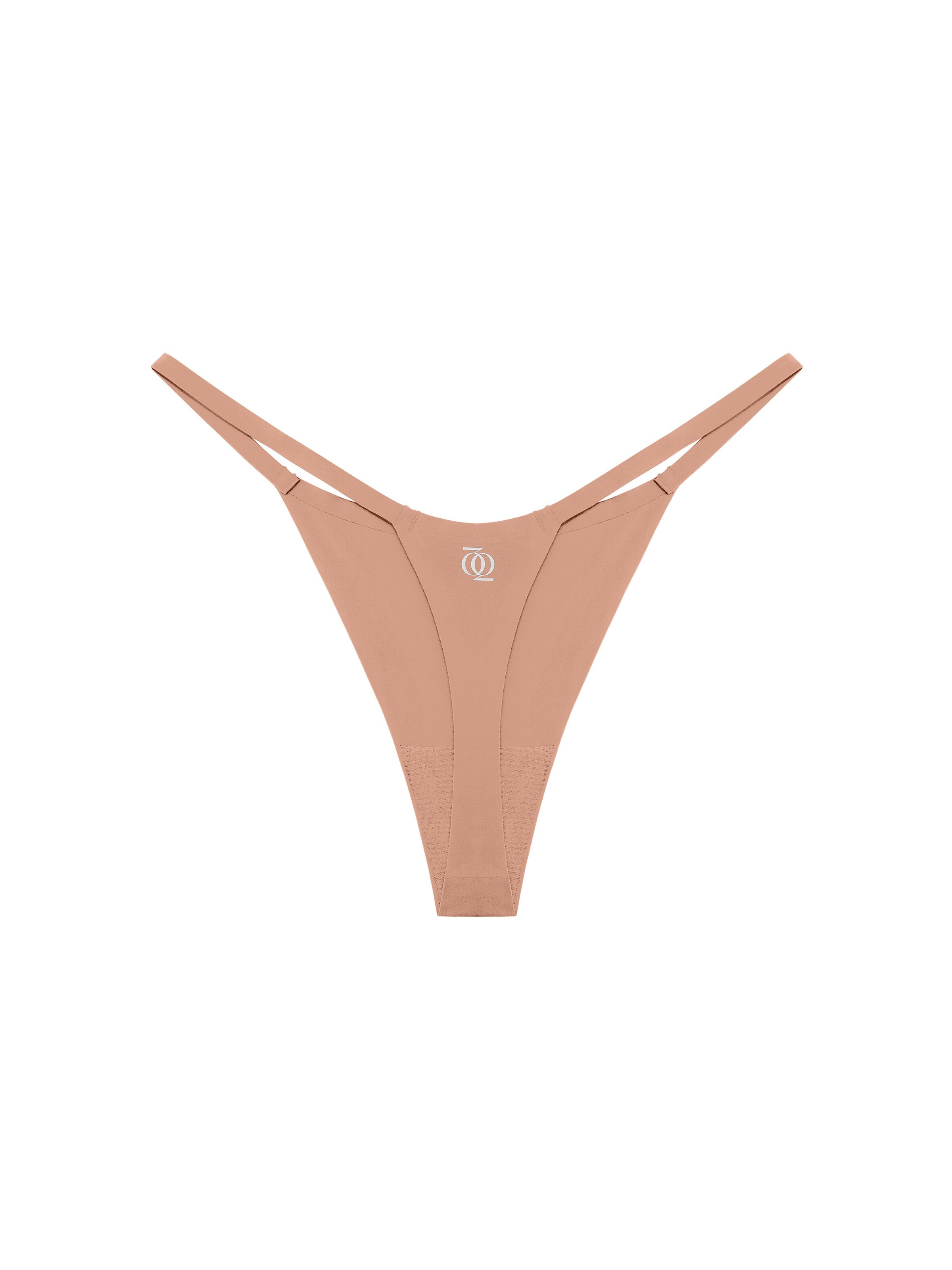GOD SAVE QUEENS Thong 'Second Skin' in Beige