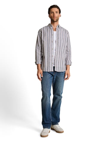 TOM TAILOR Regular fit Button Up Shirt in Blue
