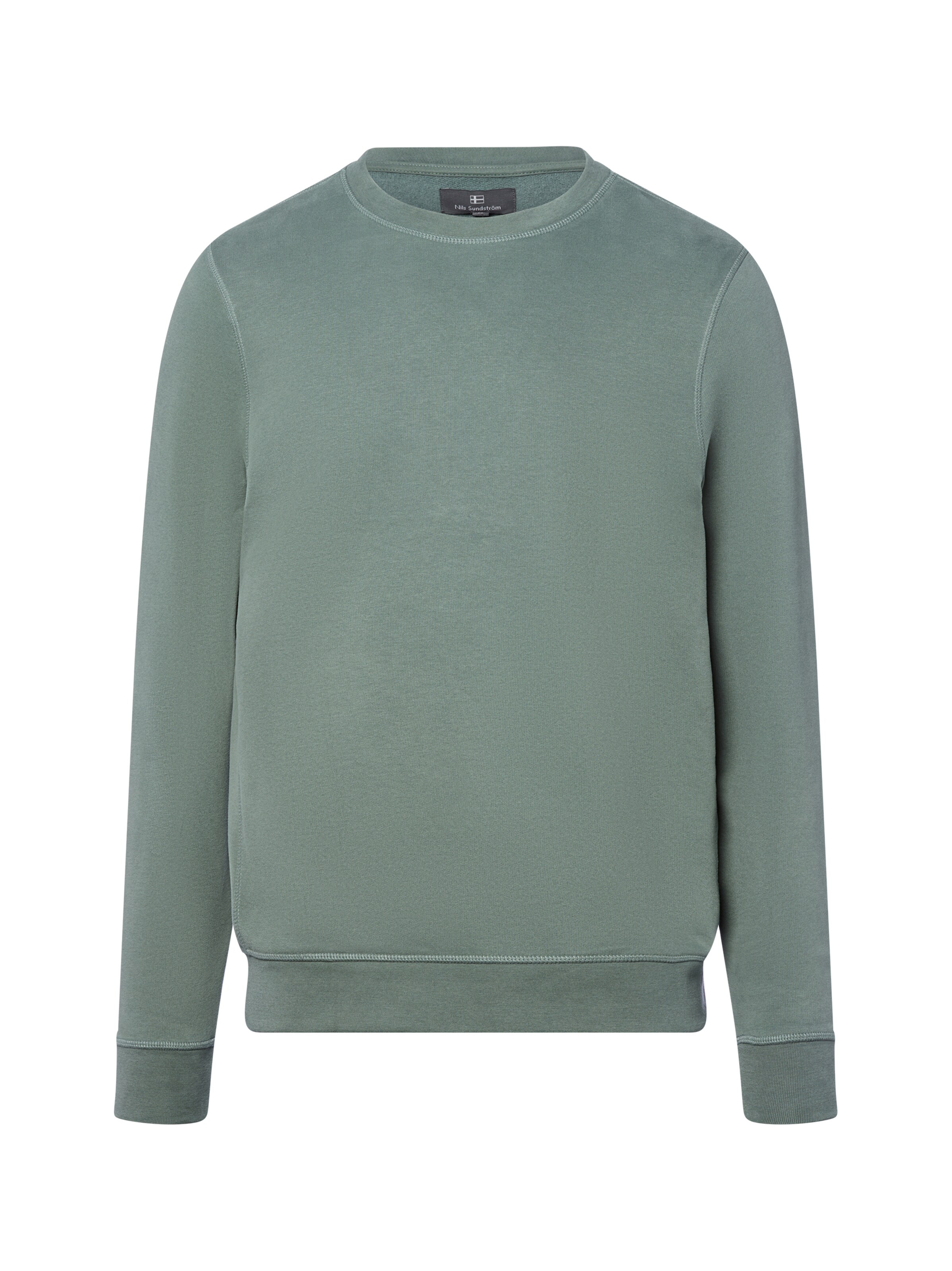 Sweat-shirt Nils Sundström en vert : devant