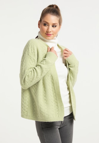 myMo NOW Knit Cardigan in Green: front