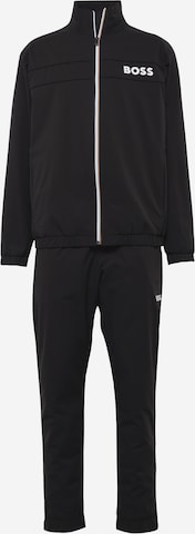 BOSS Green - Fato de jogging 'TR Tratteo 1' em preto: frente