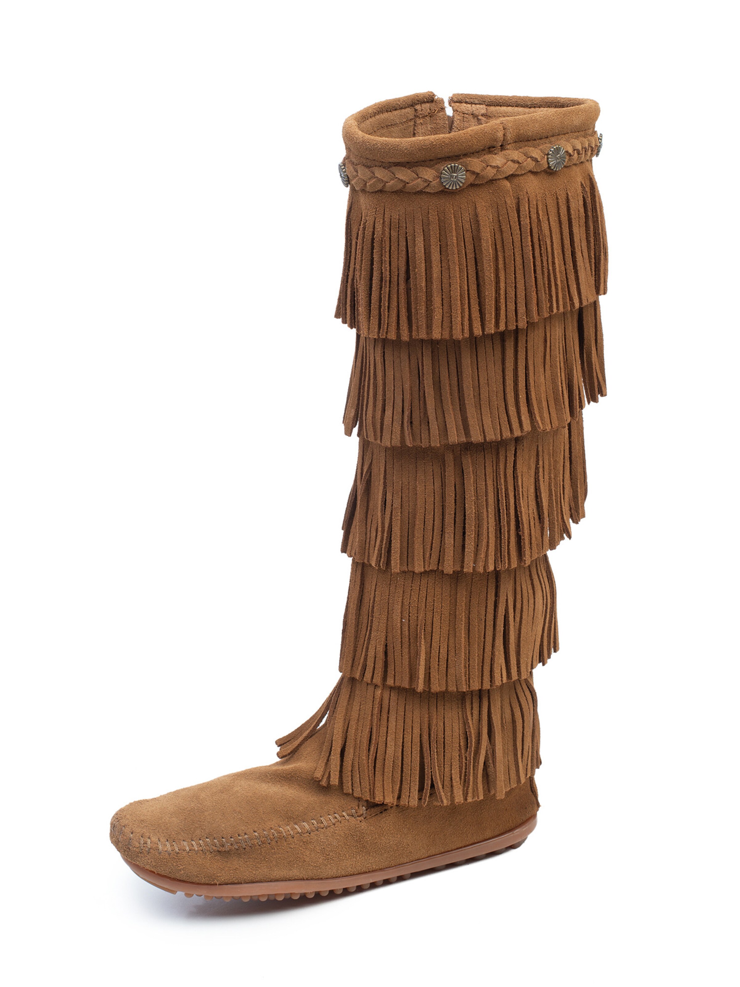 Minnetonka Μπότες σε καφέ: μπροστά