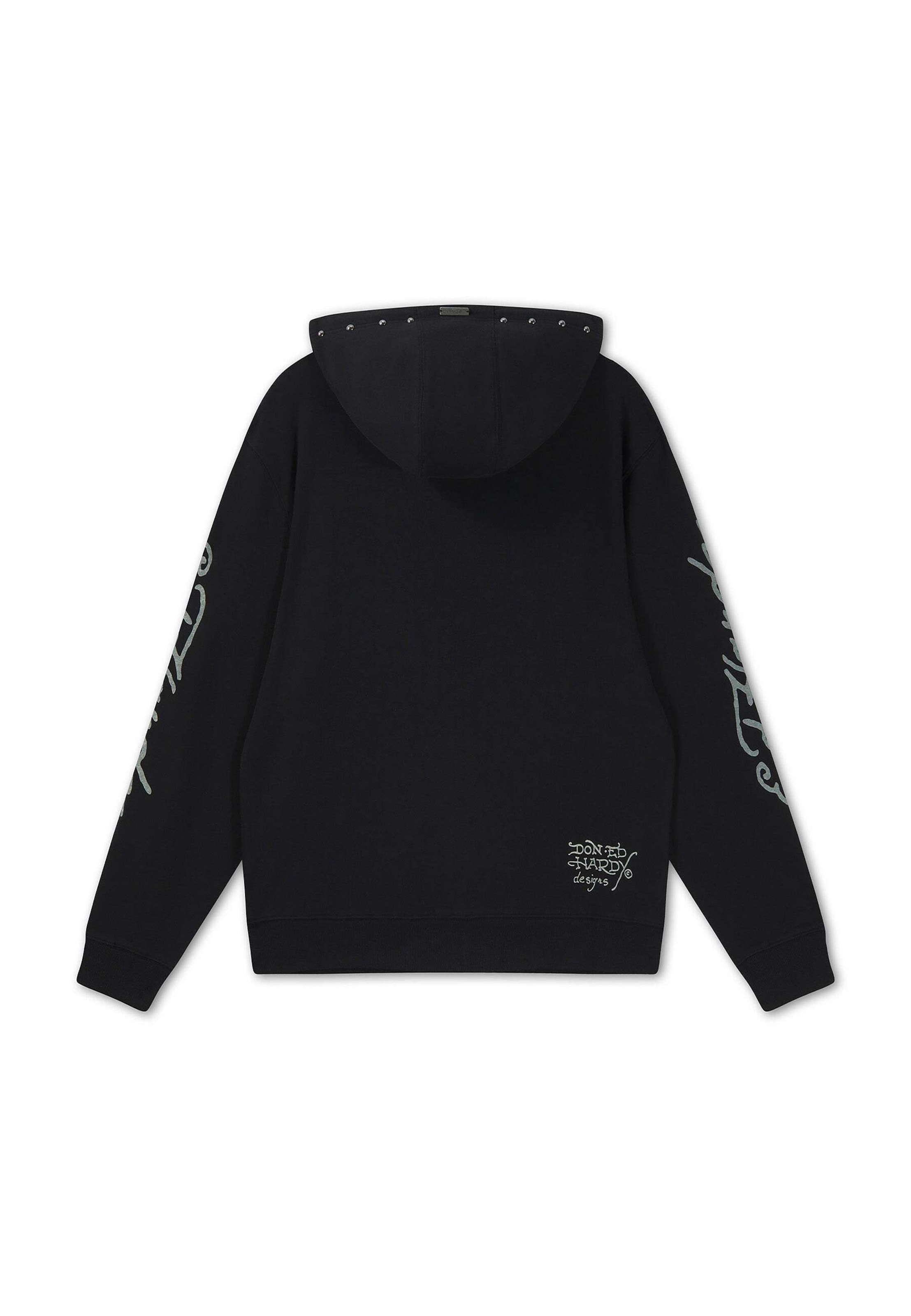 Ed Hardy Sweatjacka ' Love Kills' i svart