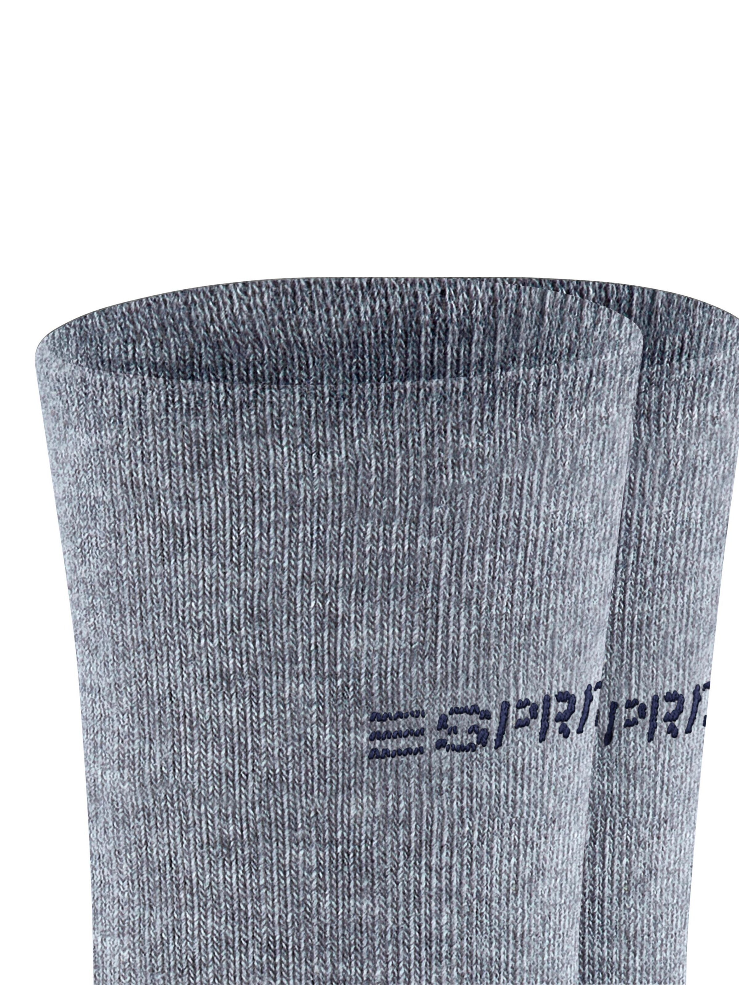 ESPRIT Socken 'Foot Logo 2-Pack'‌‌‌‌‌‌ in Grau