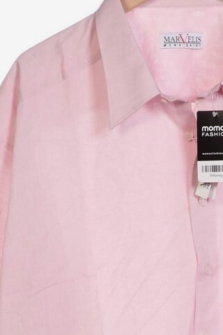 Marvelis Button Up Shirt in 4XL in Pink