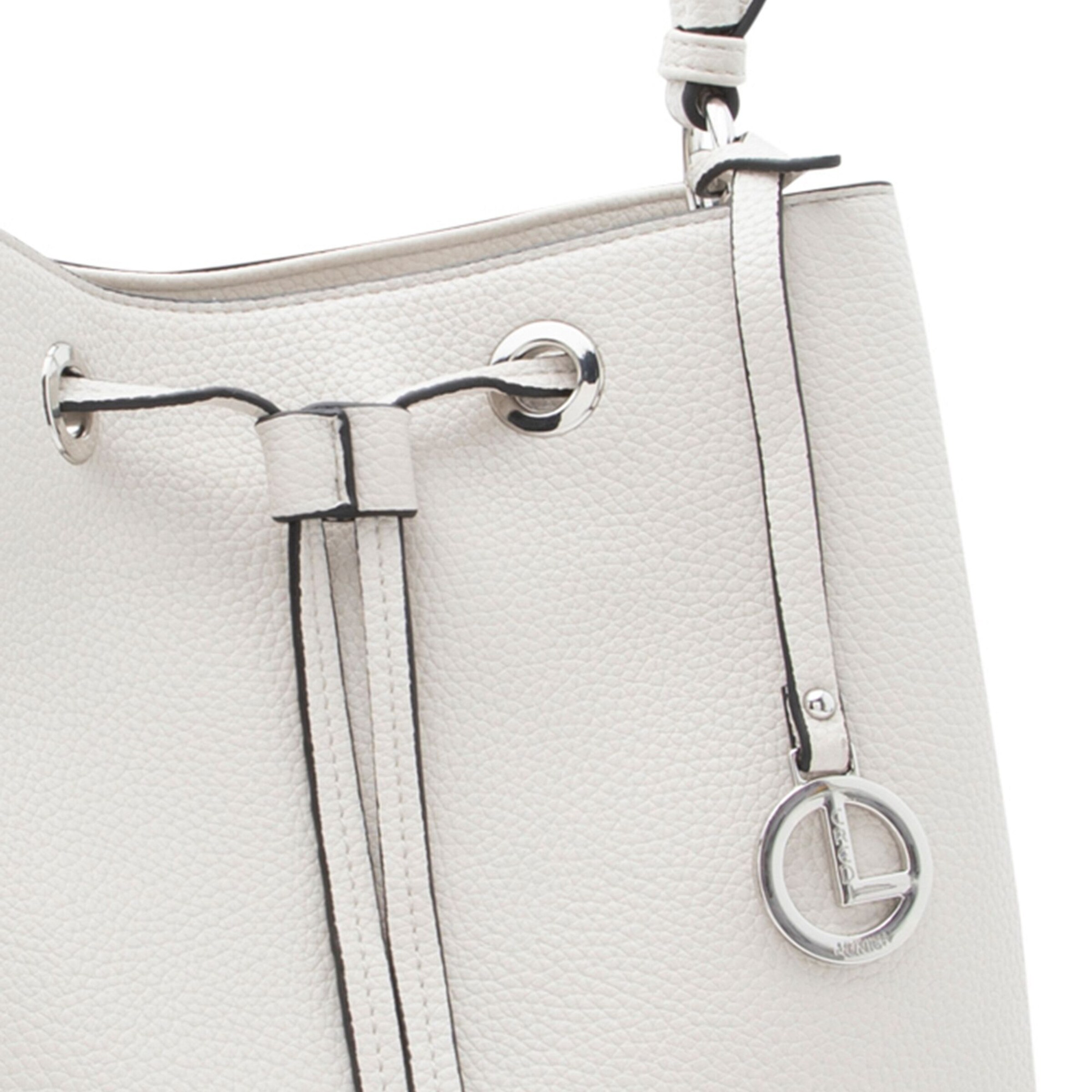 L.CREDI Pouch 'Ebony' in White