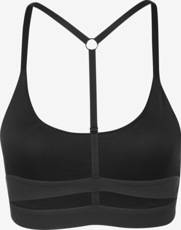 Reggiseno sportivo di PUMA in nero: frontale