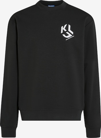 KARL LAGERFELD JEANS Collegepaita 'Monogram' värissä musta: etupuoli