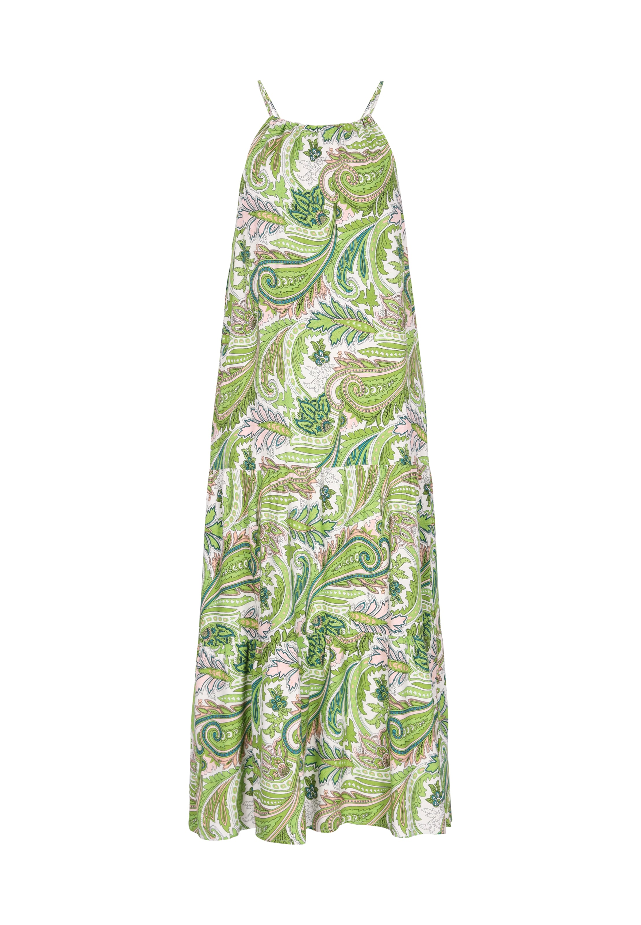 IZIA Zomerjurk 'Festival' in Groen: voorkant