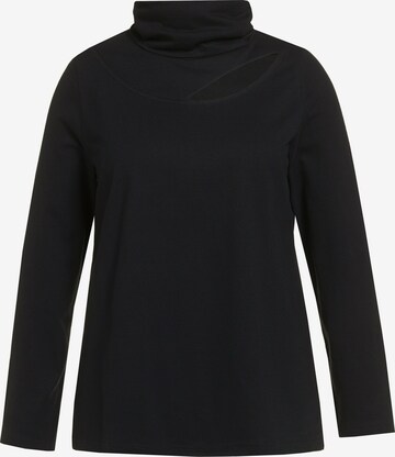 Ulla Popken Shirt in Black: front