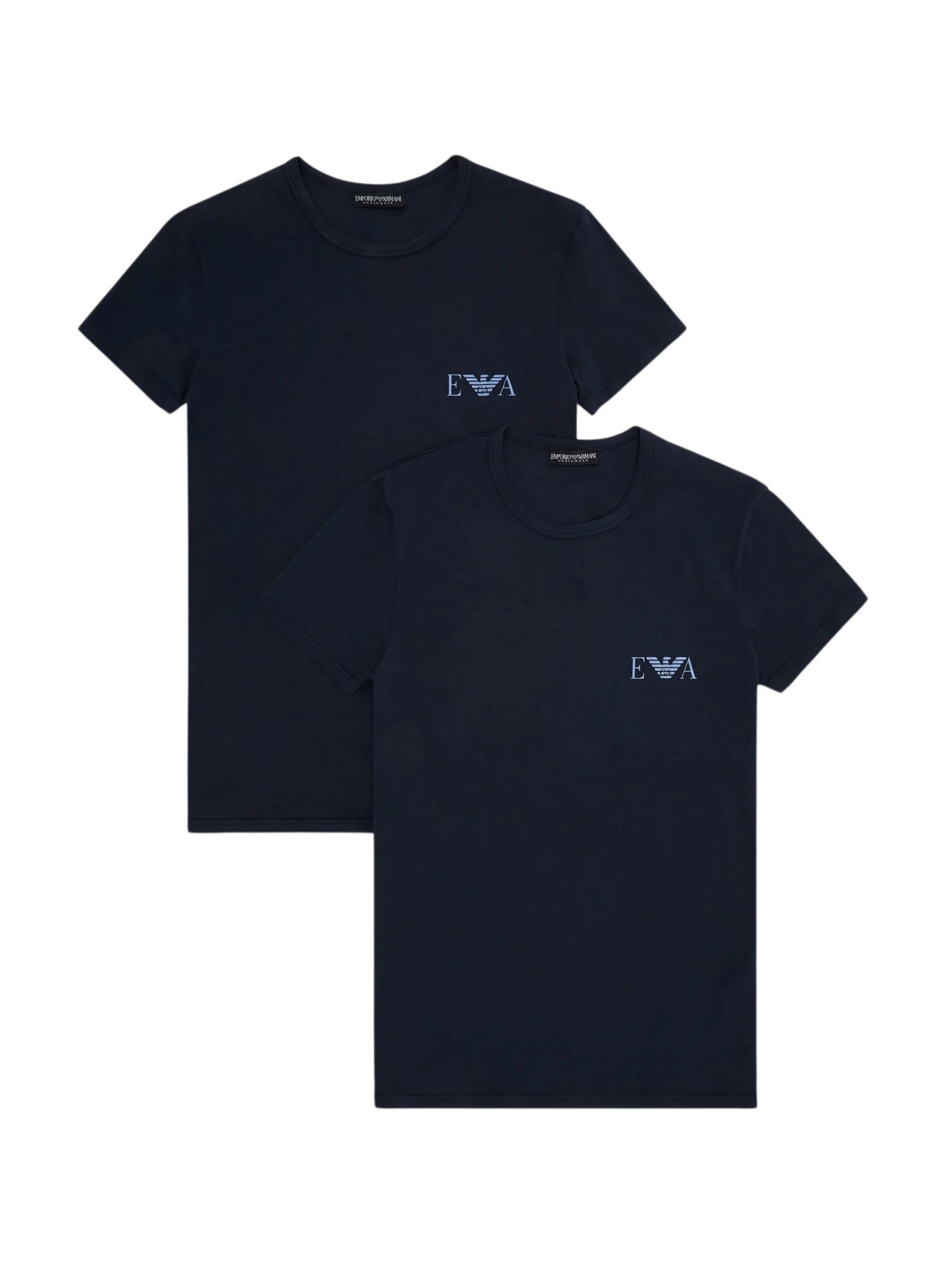 Maglietta di Emporio Armani in blu: frontale