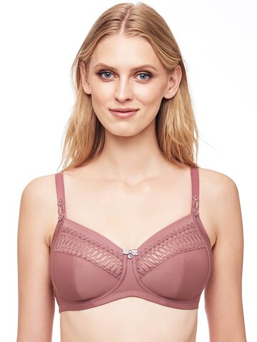 SUSA T-shirt Bra 'Santorin' in Pink