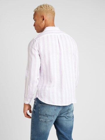 purpurinė UNITED COLORS OF BENETTON Standartinis modelis Marškiniai