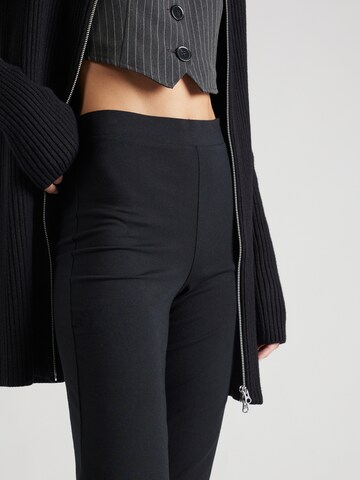 Monki Regular Pants in Black