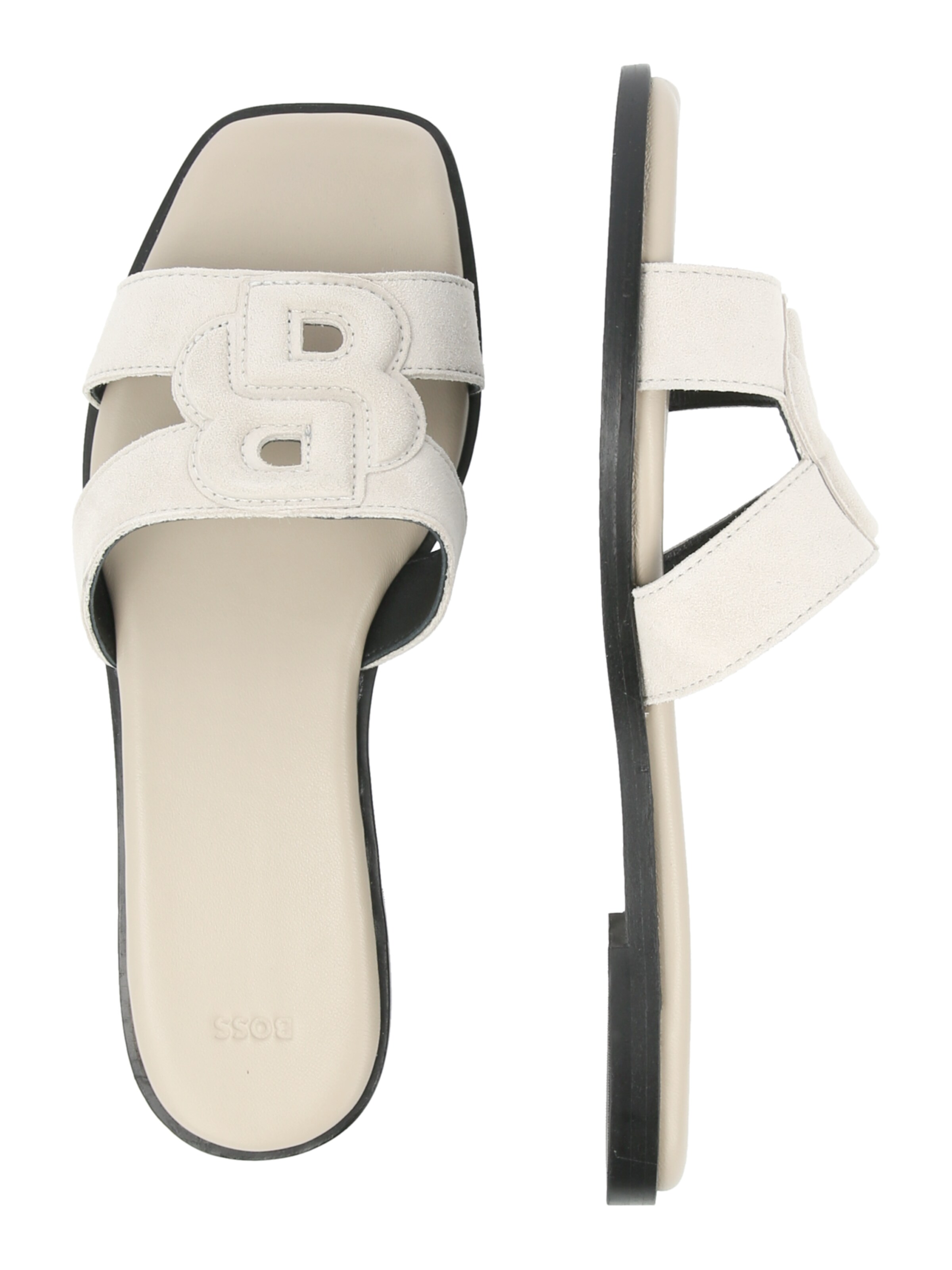 BOSS - Sapato aberto 'Charlize' em bege