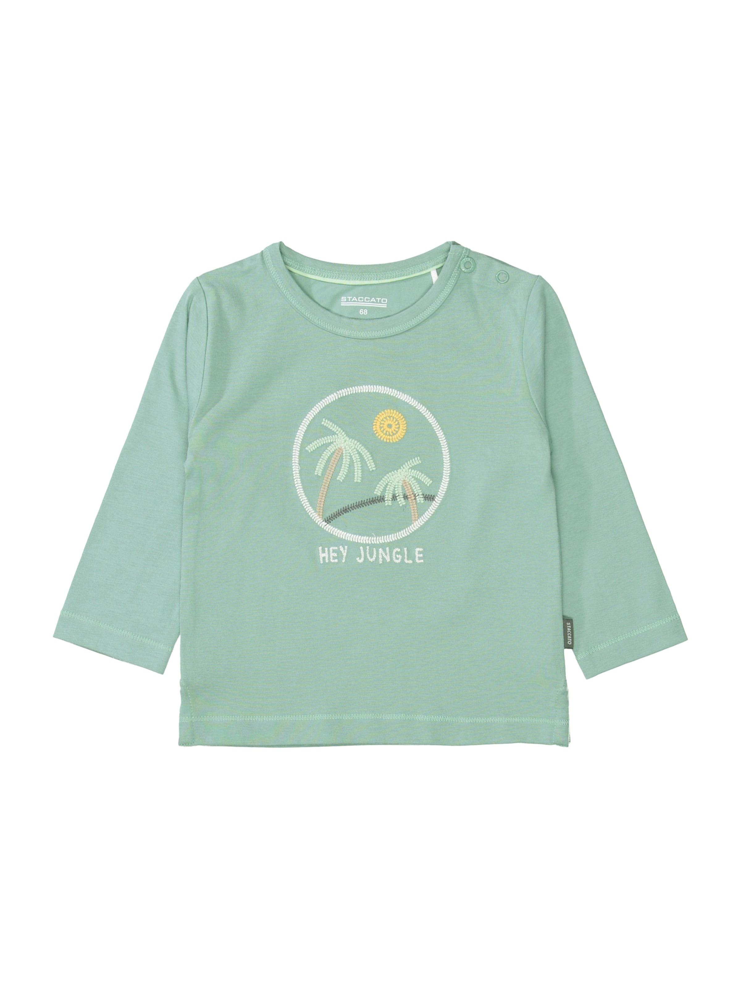 Tricou STACCATO pe maro deschis / galben / verde mentă / alb, Vizualizare produs