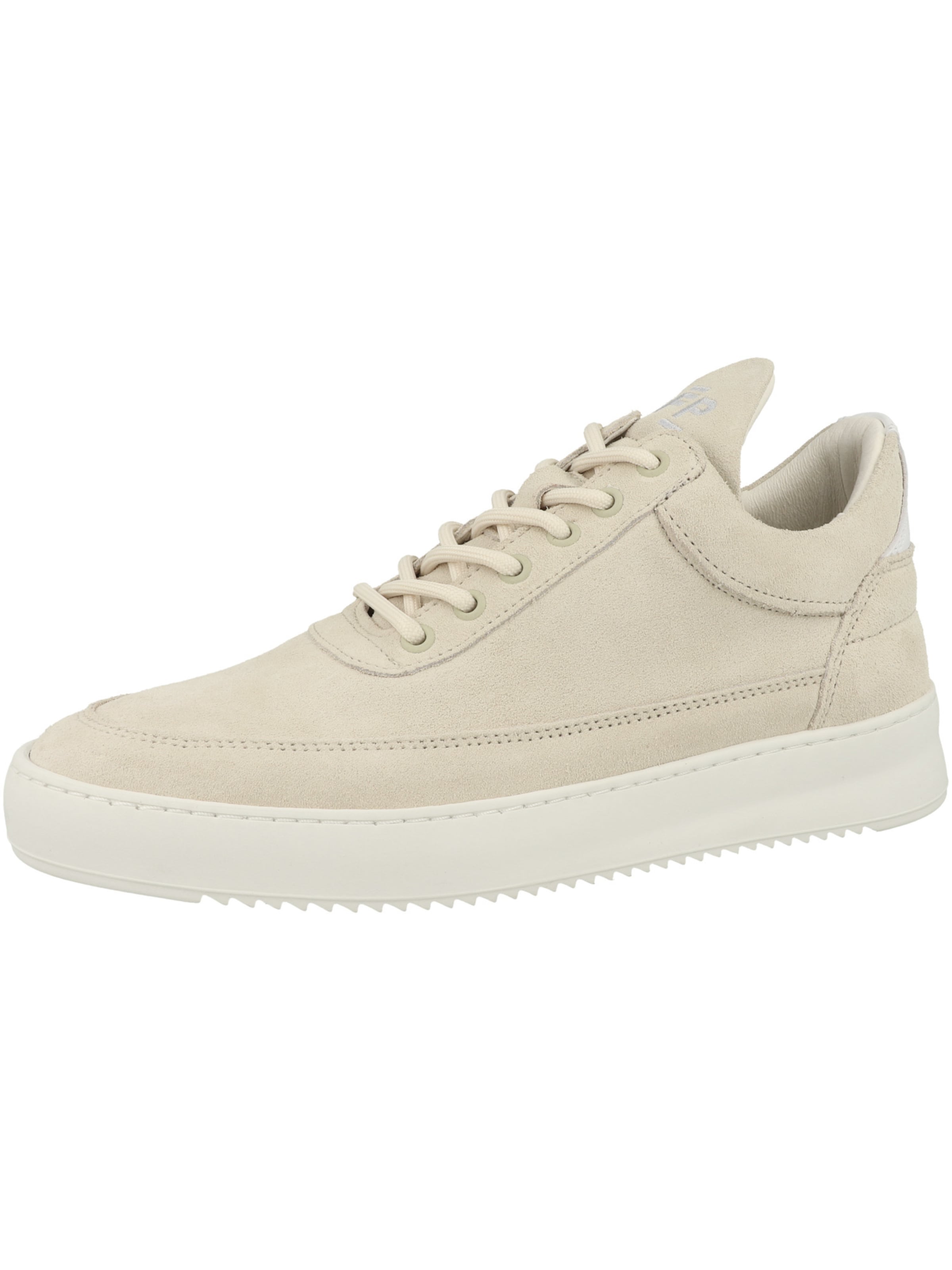 Filling Pieces Platform trainers in Beige: front