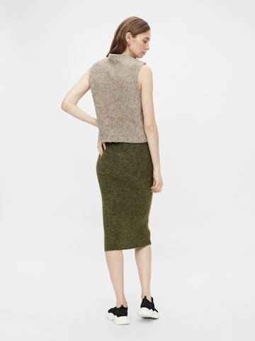 PIECES Skirt 'Fanna' in Green