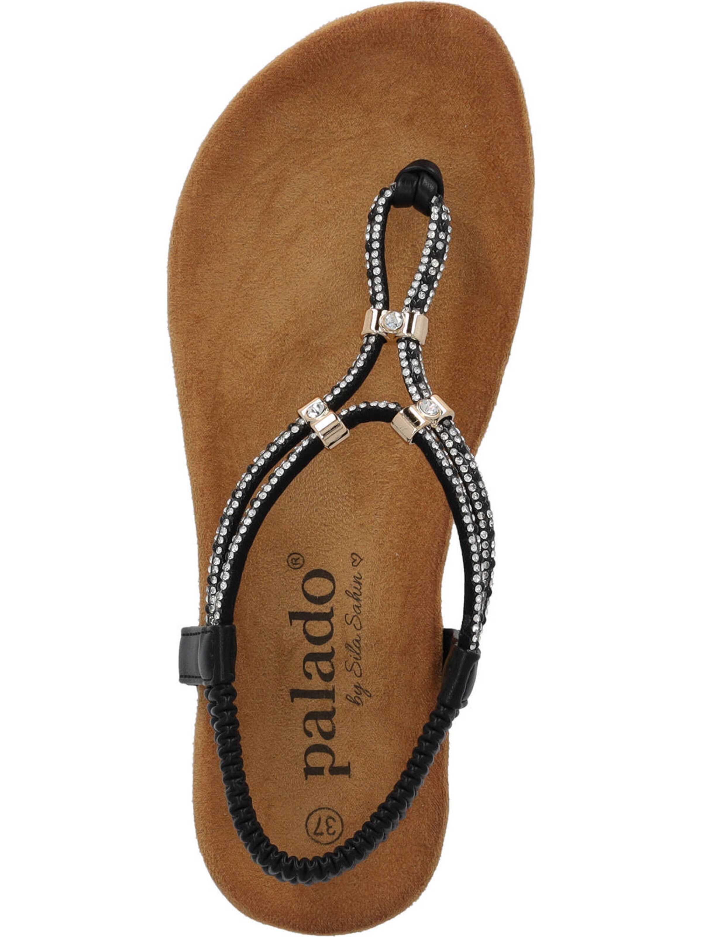 Palado by Sila Sahin T-bar sandals 'Ugnu' in Black