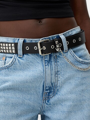 Bershka Riem in Zwart