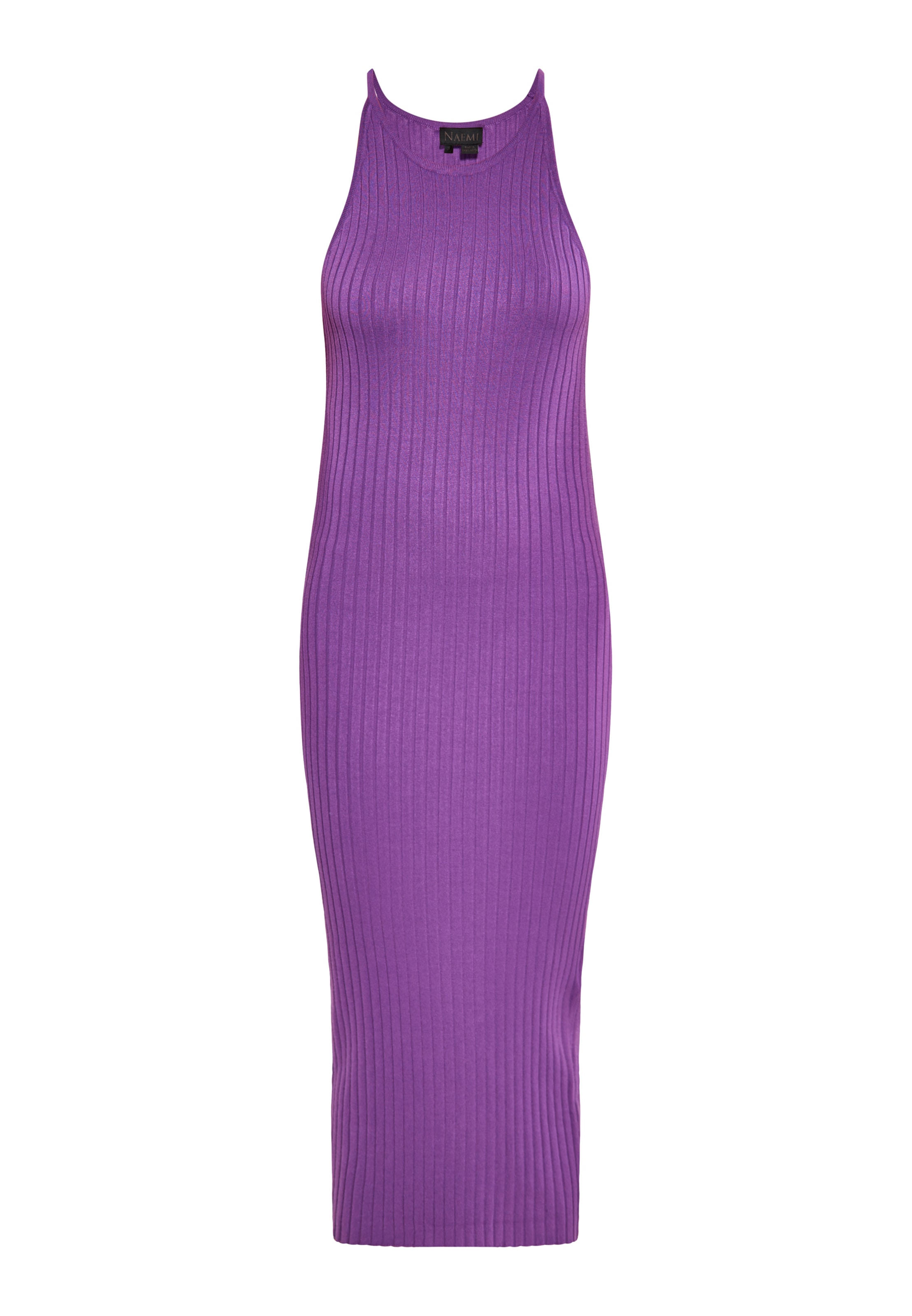 Rochie tricotat de la NAEMI pe mov: față