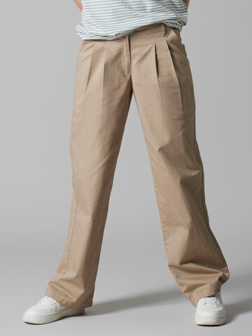 Loosefit Pantalon NAME IT en marron : devant