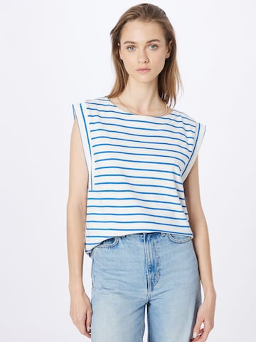 comma casual identity Top in White: front