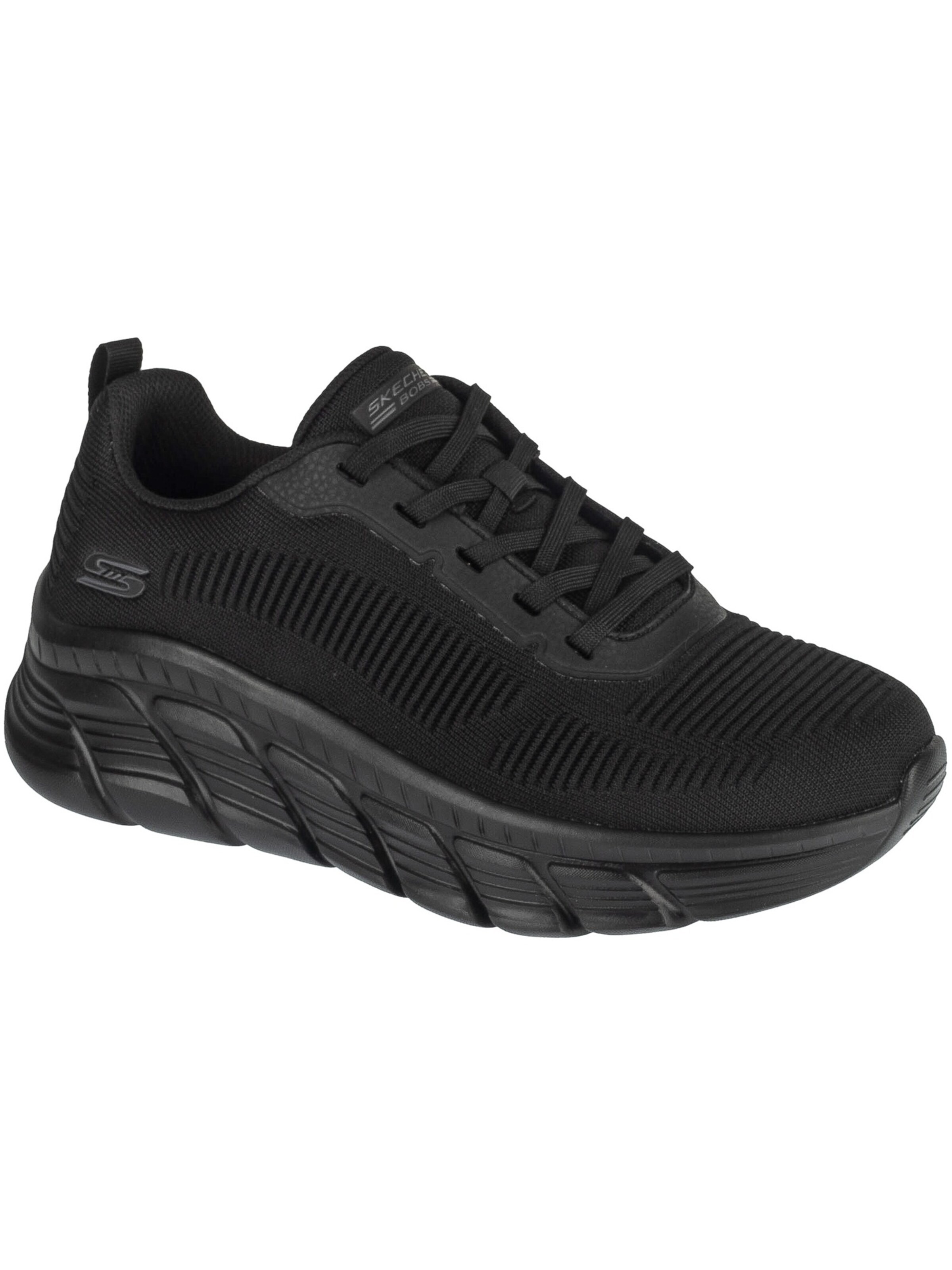 SKECHERS Platform trainers 'Skechers Bobs B Flex Hi' in Black: front