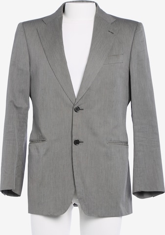 Salvatore Ferragamo Sakko L-XL in Schwarz: Vorderseite