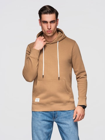 Sweat-shirt Ombre en marron