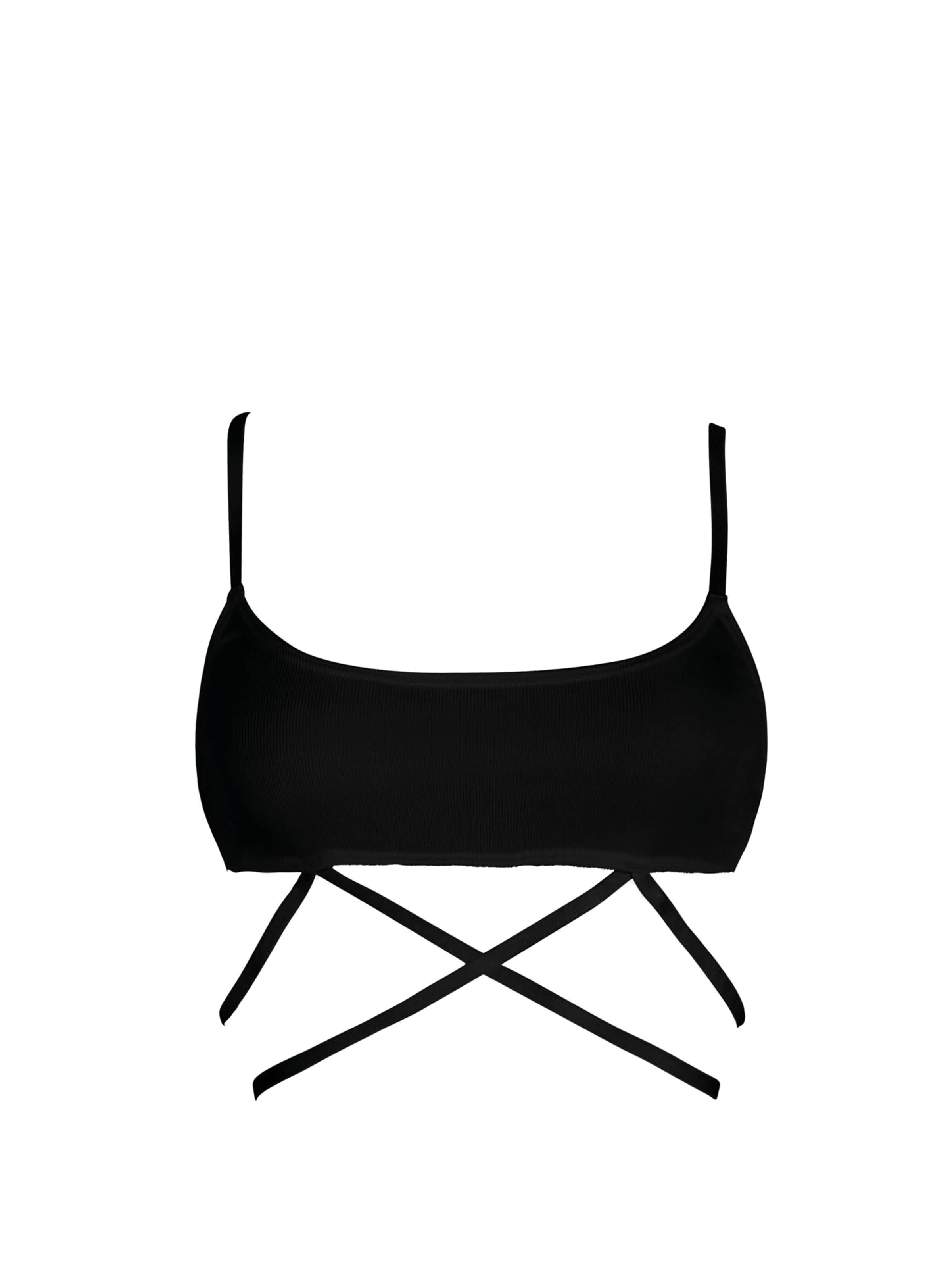 Bustino Top per bikini 'TWIGA' di OW Collection in nero: frontale