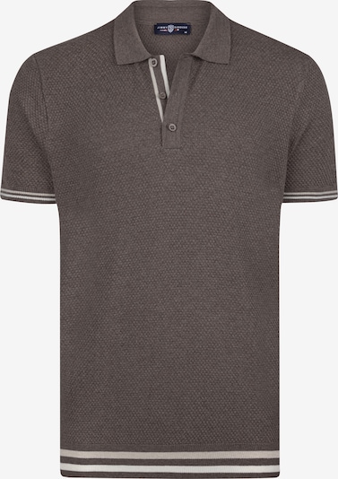 Jimmy Sanders Sweter w kolorze czekoladowy / białym, Podgląd produktu