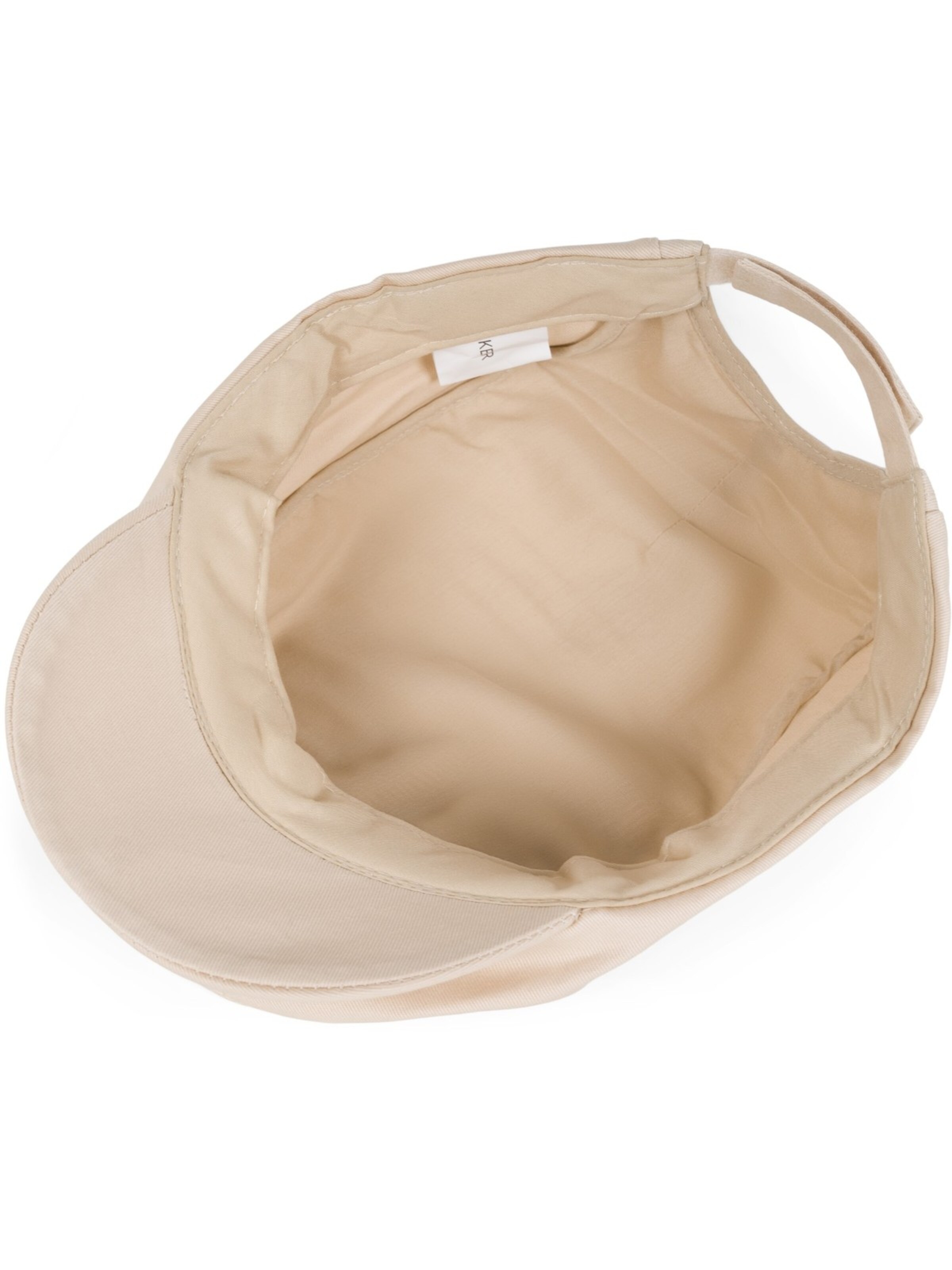 styleBREAKER Mütze 'Cabrio Cap einfarbig'‌ in Beige