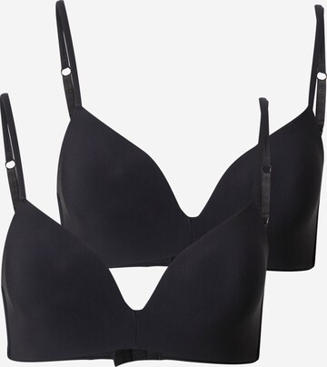 T-shirt Reggiseno 'DIKTE' di VERO MODA in nero: frontale