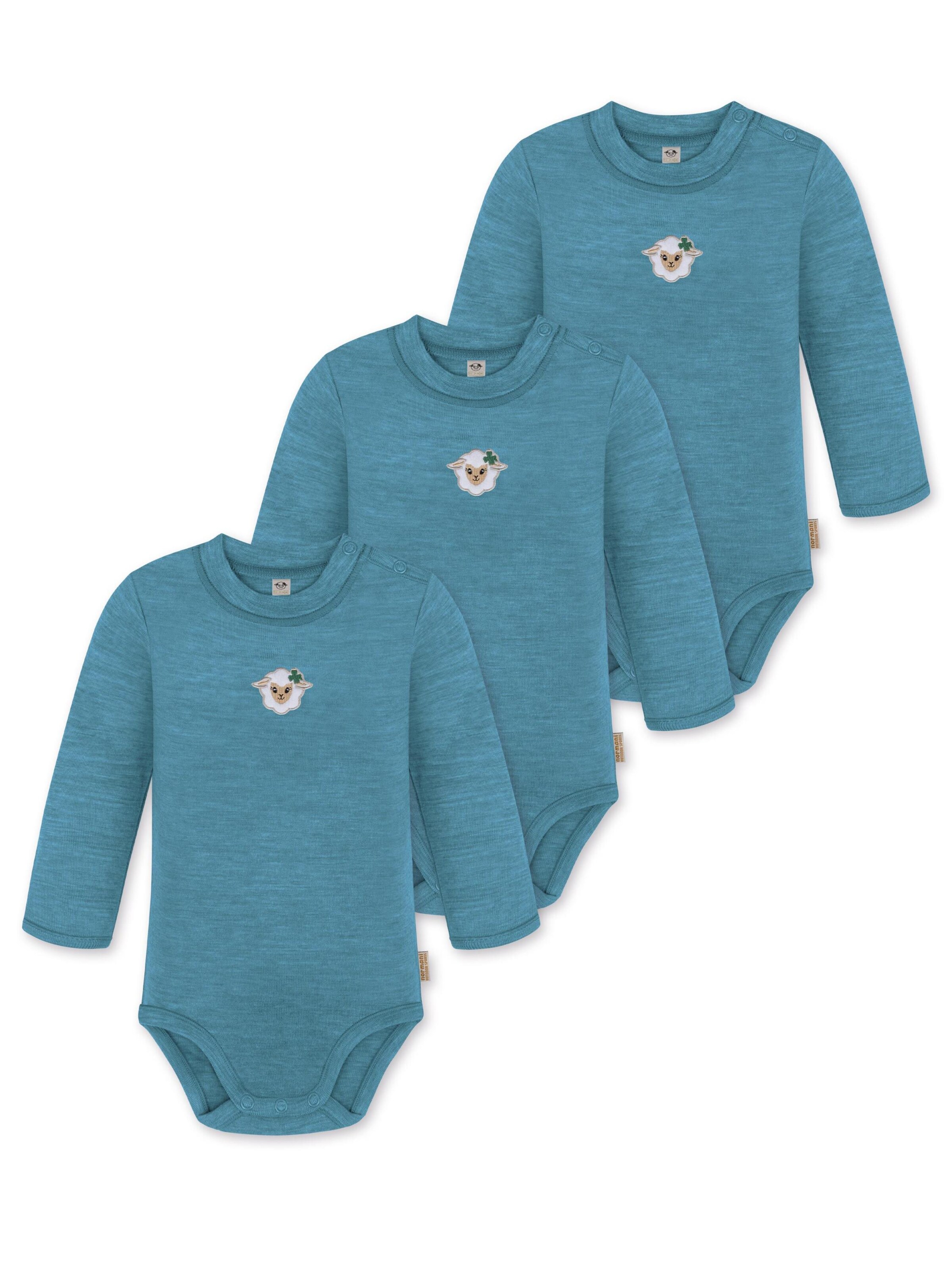 Barboteuse / body normani en bleu : devant