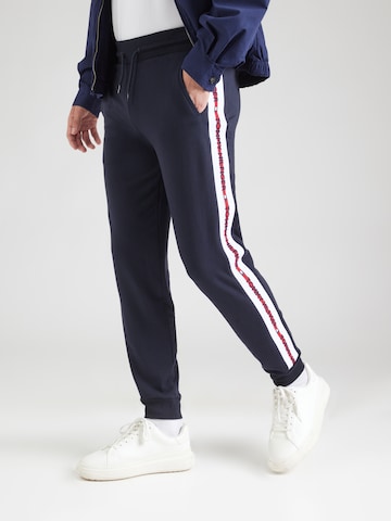 TOMMY HILFIGER Alt kitsenev Püksid, värv sinine: eest vaates