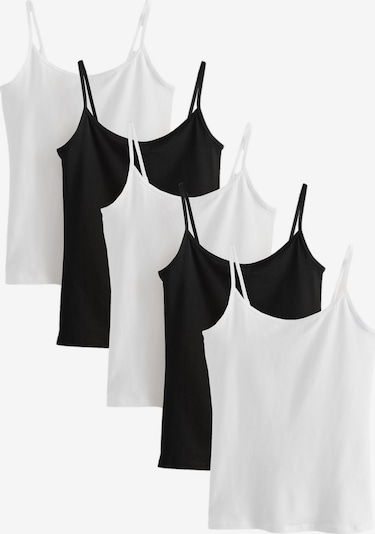 Palaidinė be rankovių iš Next, spalva – juoda / balta, Prekių apžvalga